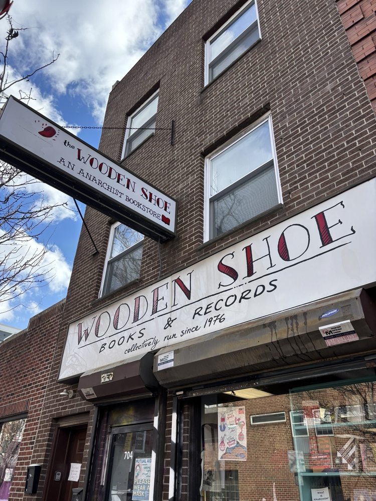 Photo of Wooden Shoe Books & Records on South Street in Philadelphia